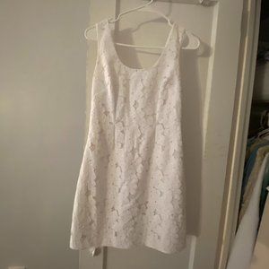 Lilly Pulitzer White Lace Shift Dress